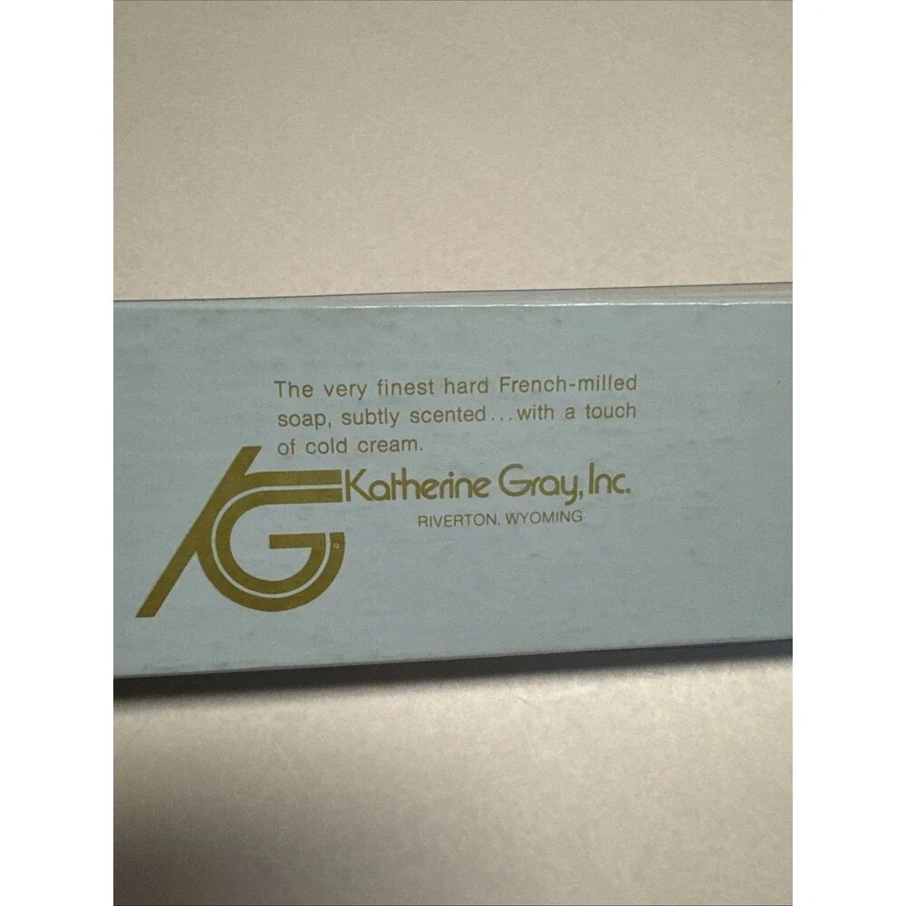 2 Bars VTG Katherine Gray French Milled Soap - Frog Design - 1.5oz Per Bar